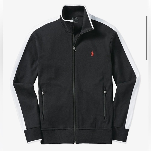 POLO RALPH LAUREN Interlock Track Jacket Black Size 4XLT NEW - Picture 8 of 12